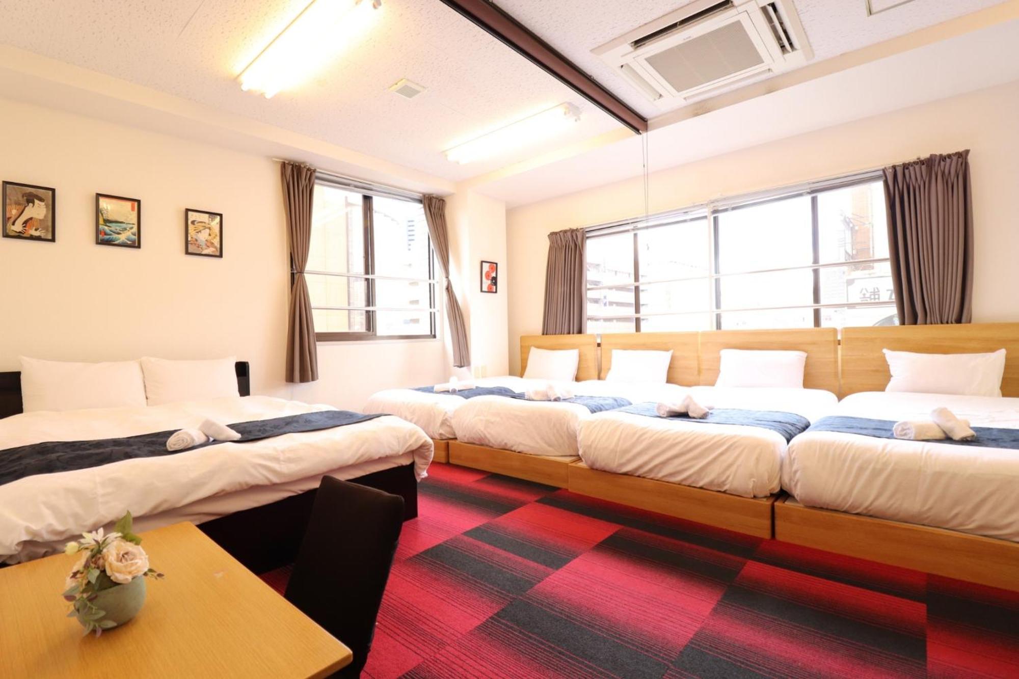 Ferienwohnung Ozawa Building Ōsaka Exterior foto